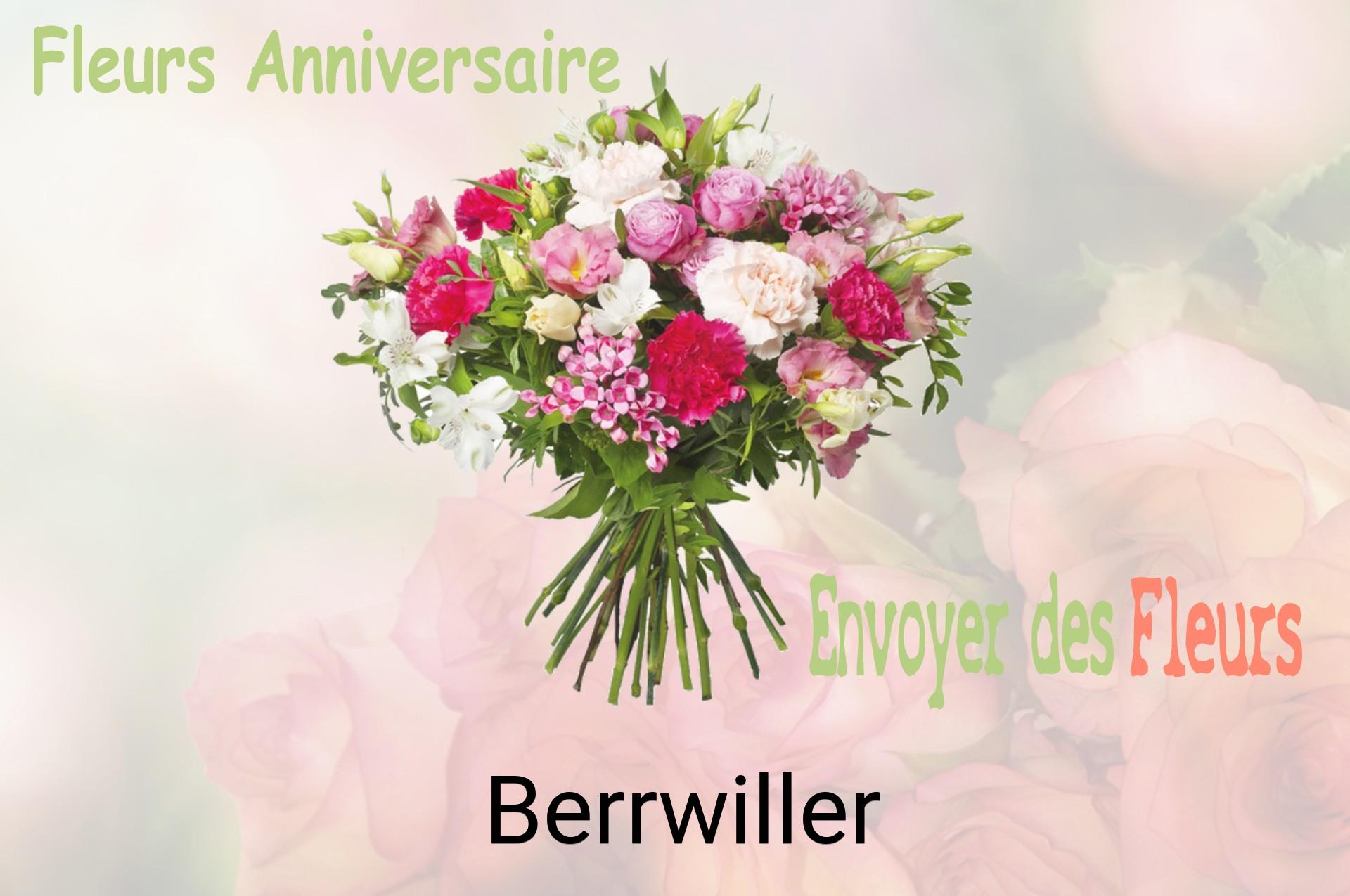 Bouquet de fleurs d’anniversaire livré à Berrwiller