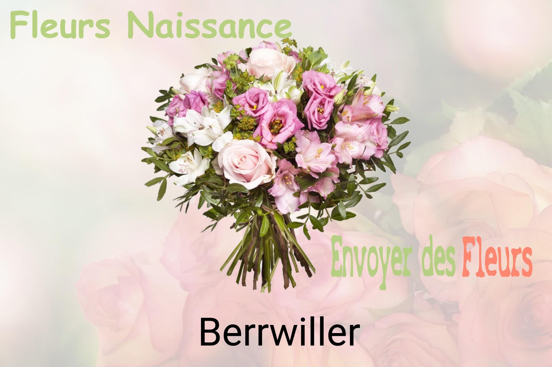 Bouquet de fleurs de naissance livré à Berrwiller
